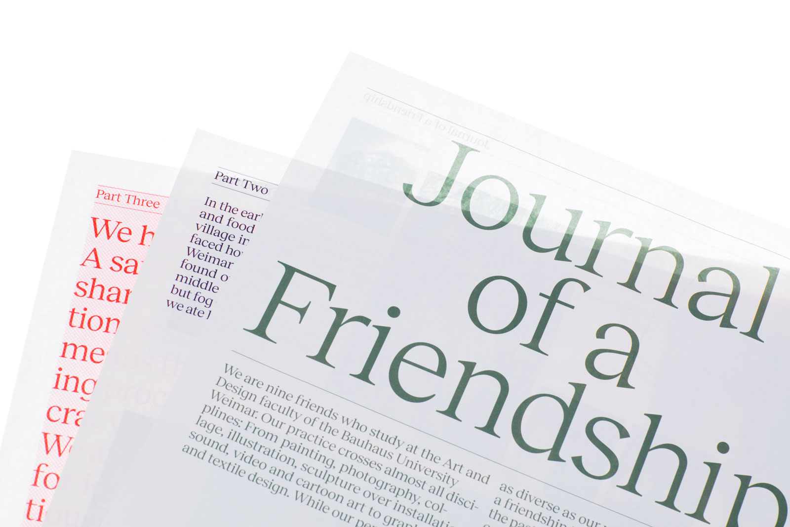 Journal of a Friendship